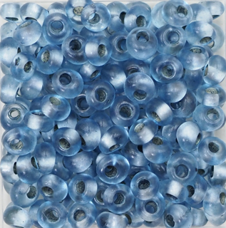 すくも藍Beads マガ玉銀3mm (3回着せ)