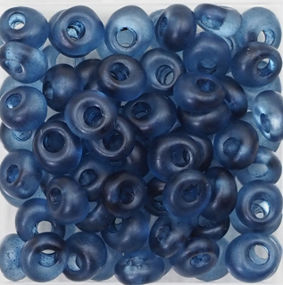 すくも藍Beads マガ玉 4mm (5回着せ)