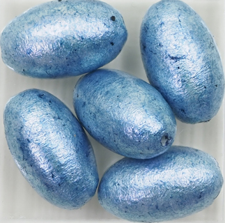 すくも藍Beads コットンパール -ナツメ8 (3回着せ)