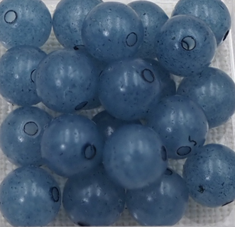 すくも藍Beads パウダーボール6mm (3回着せ)