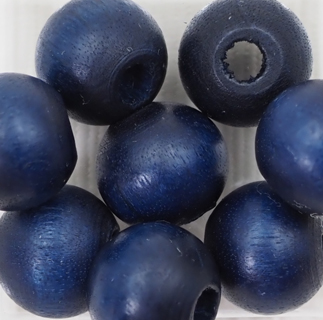 すくも藍Beads 丸球N 10mm (3回着せ)