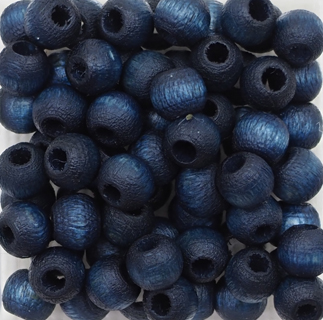 すくも藍Beads 丸球N 4mm (3回着せ)